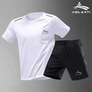 Worrandi Volanti Training Summer Quick-Drying Outfit Running Sports Short-Sleeved Shorts Three-Point Men's and Women's Marathon 5dsJ