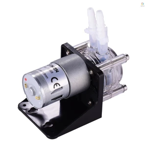 Máy bơm nhu động GROTHEN DC 24V có ống silicon Máy bơm chất lỏng nước lưu lượng cao Máy bơm chân không định lượng tự mồi Chống ăn mòn Lưu lượng có thể điều chỉnh cho các phân tích hóa học phòng thí nghiệm bể cá DIY