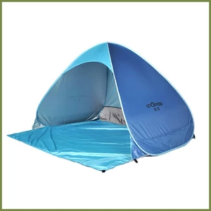Pop up Beach Lều Chống Gió Bật Lên 3-4 Người Chống Nắng Thấm Nước Rộng Rãi Di Động Ngoài Trời Bóng Dù Cho Kouvn