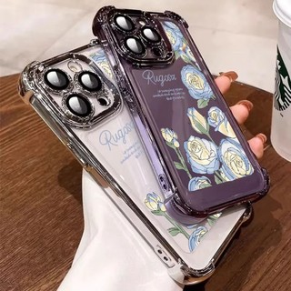 Ốp Lưng Tulip Lãng Mạn Cho Realme 5 5S 5i 6i 8 8s 9i 14T 14X 13 14 Pro + 13 Plus GT Neo 7 2T Trong Suốt Bảo Vệ Toàn Diện Vỏ Mềm Chống Sốc