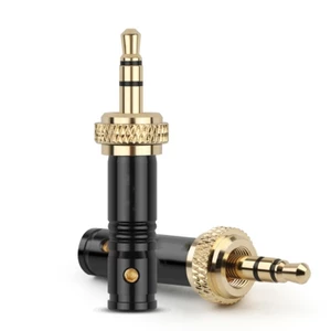 Khóa an toàn BTM 3 5mm Đầu nối thính giác phủ vàng Tương thích