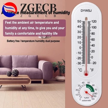 ZGECB Nhiệt kế treo Công cụ đo lường điện tử Máy đo độ ẩm Nhiệt kế Máy đo độ ẩm Nhiệt kế treo tường Máy đo độ ẩm Máy đo nhiệt độ Sinh sản Nhiệt kế