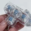 Móc khóa YUJINI Fidget, Bàn phím ngón tay giảm căng thẳng tiện ích, Nút Keycap 4 / 5 Phím Vượt qua thời gian Mũ bàn phím dành cho người lớn