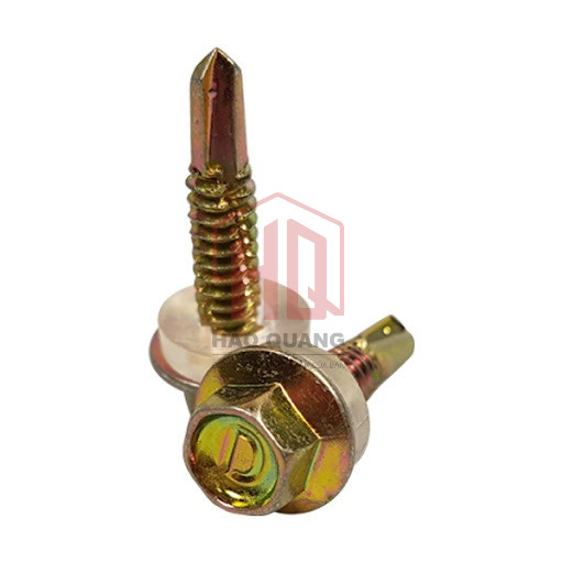 50 con Vít bắn tôn đầu lục giác đủ size – Chống gỉ, bám chắc, vít bắn tôn thép
