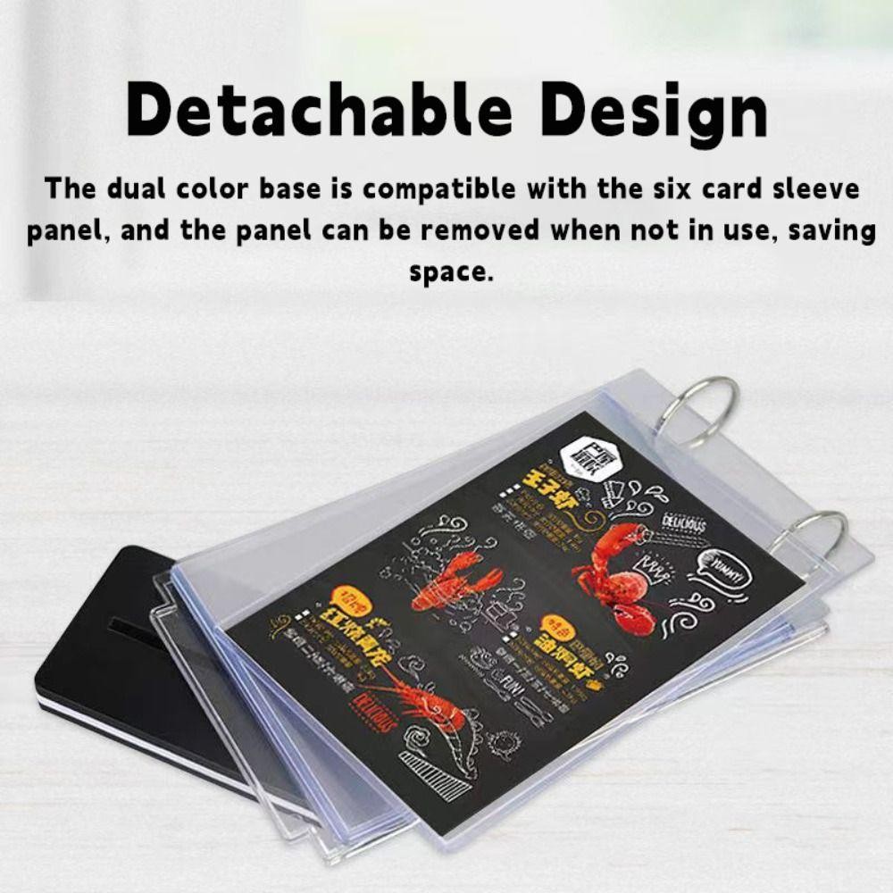 Giá đỡ màn hình máy tính để bàn GETVOW, Giá đỡ thẻ bưu thiếp Acrylic A4 / A5 / A6, Màn hình đa góc Thiết kế xoay trang Đơn rời Giá trưng bày nhãn trưng bày Phòng trưng bày