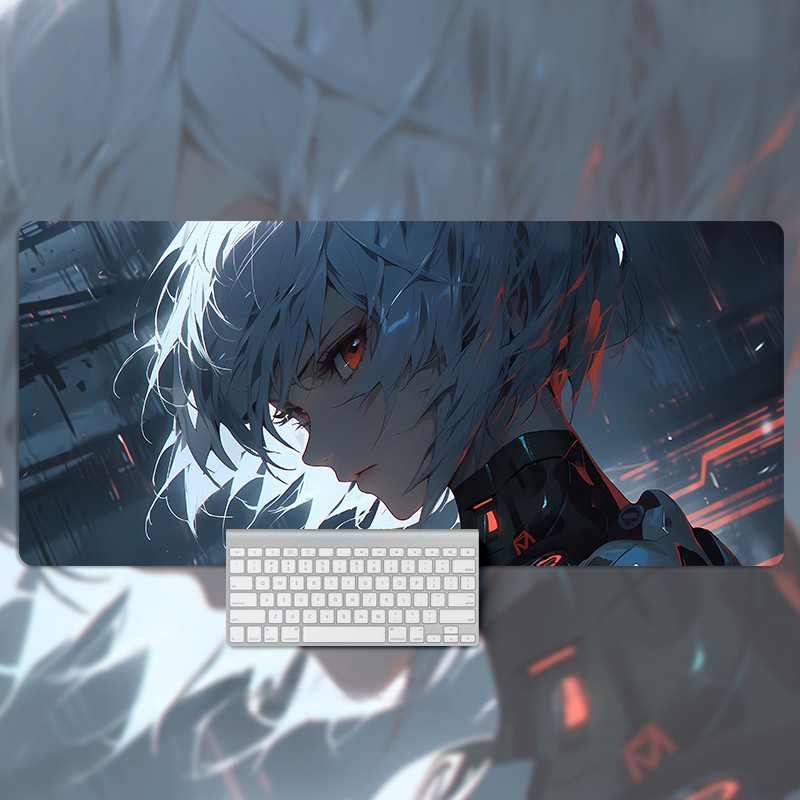 Neon Genesis Evangelion Anime Mouse Pad Lớn EVA Hoạt Hình Mát mẻ Miếng Lót Chuột Máy Tính Văn Phòng Chống Trơn Trượt Thảm Để Bàn