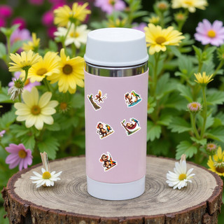 Khỉ Trẻ Em Dán Đồ Chơi Cướp Biển Giáo Viên Phần Thưởng Miếng Dán Vẹt Phiêu Lưu Cho Điện Thoại DIY Đàn Guitar Laptop Laptop Vali Cốc Laptop Xe Máy Hành Lý Điện Thoại Trẻ Em Laptop Hành Lý