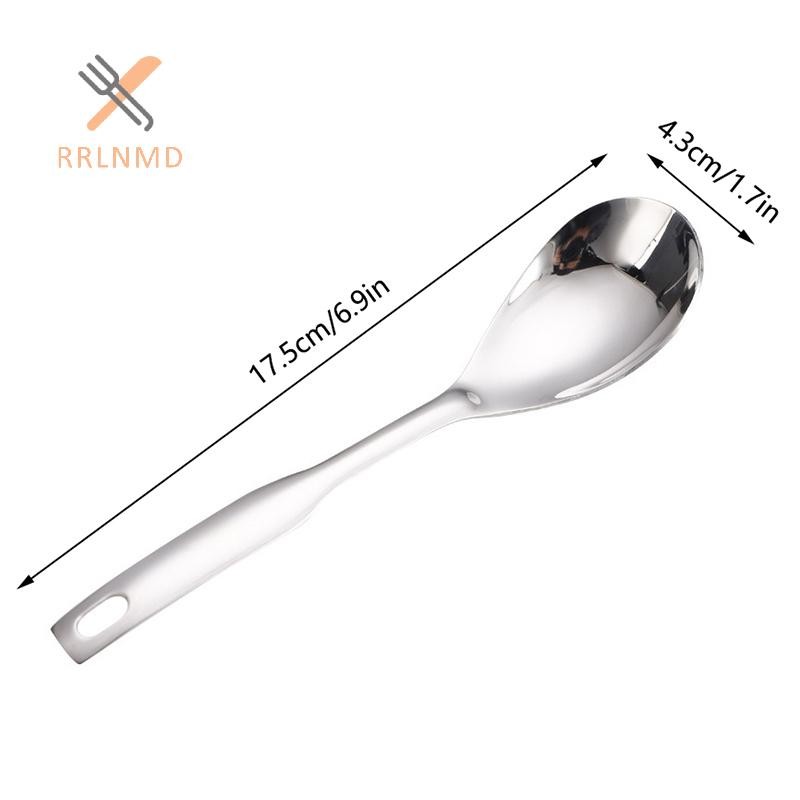 RRLNMD Thìa Nhà Bếp Bằng Thép Không Gỉ Có Lỗ Ẩm Caviar Builder Roe Sauce Lọc Thìa Bền Nhà Bếp Nấu Ăn Tiện Ích MỚI