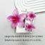 FEDAOG 3 Cái / bộ Kẹp Tóc Hoa Hawaii, Móng Vuốt Tóc Hoa Acrylic Plumeria, Kẹp Tóc Chuyển Màu Sắc Mùa Hè