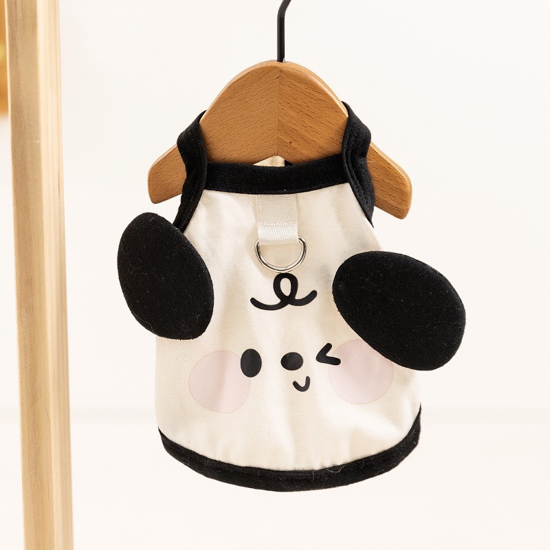 【Ready Stock】 Dog Cat Spring and Summer Cute Flying Sleeve Striped Dress Pet Puppy Clothes Thin Bichon York Summer N9vQ