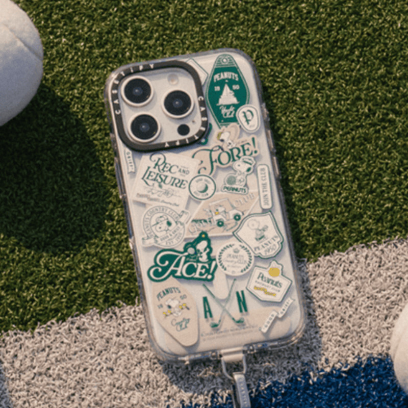 CASETiFYX Peanuts Impact Vỏ hút từ tính trong suốt cho iPhone 16 / 15 / 14 / 13 Pro Max | Mặt sau Acrylic bảo vệ quân sự với bao bì cao cấp