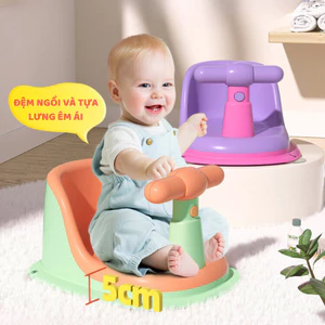Ghế tắm ngồi chống trơn trượt cho bé, Ghế tập ngồi cho bé tiện lợi, ghế ngồi trẻ em đa năng Dinohome