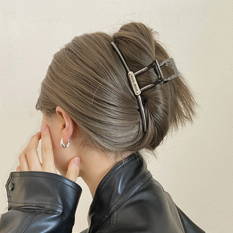 Kẹp chữ kim loại hợp thời trang kẹp cá mập móng vuốt nữ