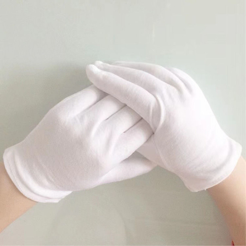 Trẻ Em Phong Cách Mỏng Mẫu Giáo Hiệu Suất Găng Tay Cotton Học Sinh Tiểu Học Sân Khấu Khiêu Vũ Nghi Thức Thể Dục Dụng Cụ Hiệu Suất Găng Tay Trắng Trường Học