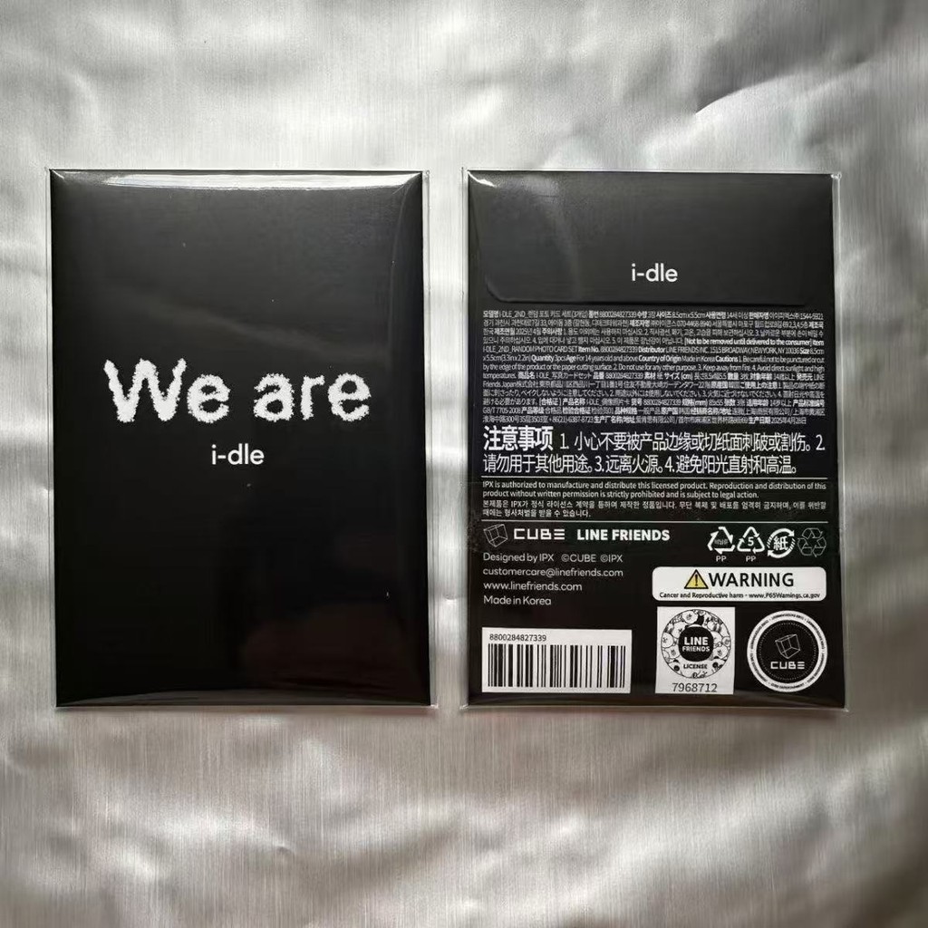 I-dle We Are Photocard Thẻ giao dịch ngẫu nhiên