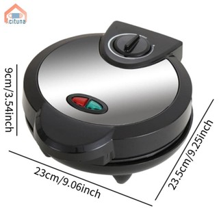 Máy làm bánh quế Acutuna Chống dính 9 inch Chảo nướng cổ điển Tay cầm cách nhiệt tròn Máy làm bánh quế điện cho bữa sáng Sandwiches