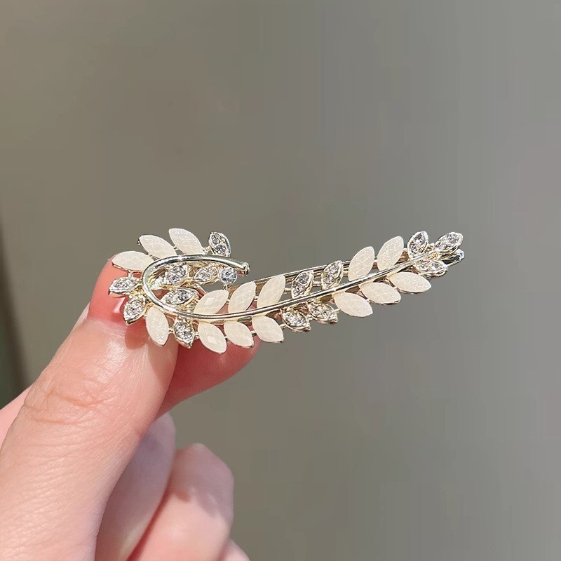 Kẹp Tóc Mauropoli Phong Cách Mới với Chiếc Opal Lúa Mì - Sản Phẩm Cao Cấp và Tinh Tế