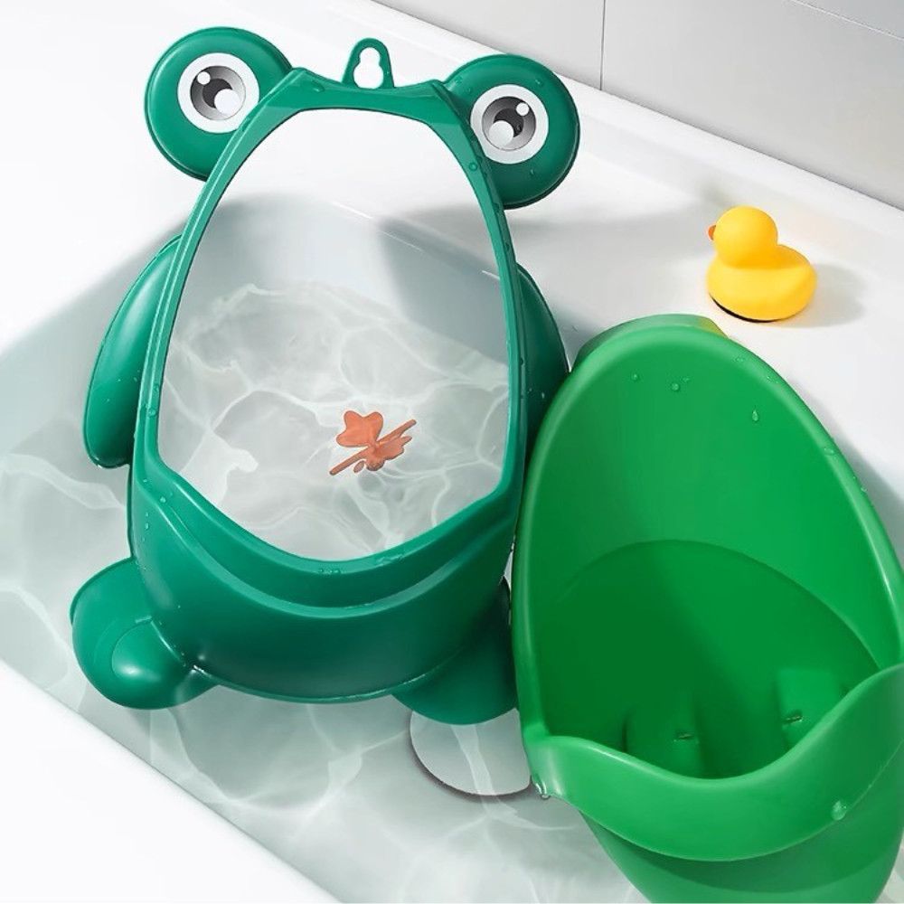 [TẶNG MIẾNG DÁN] Bồn tiểu đứng cho bé trai, Bô tiểu đi vệ sinh gắn tường tập đi vệ sinh cho bé