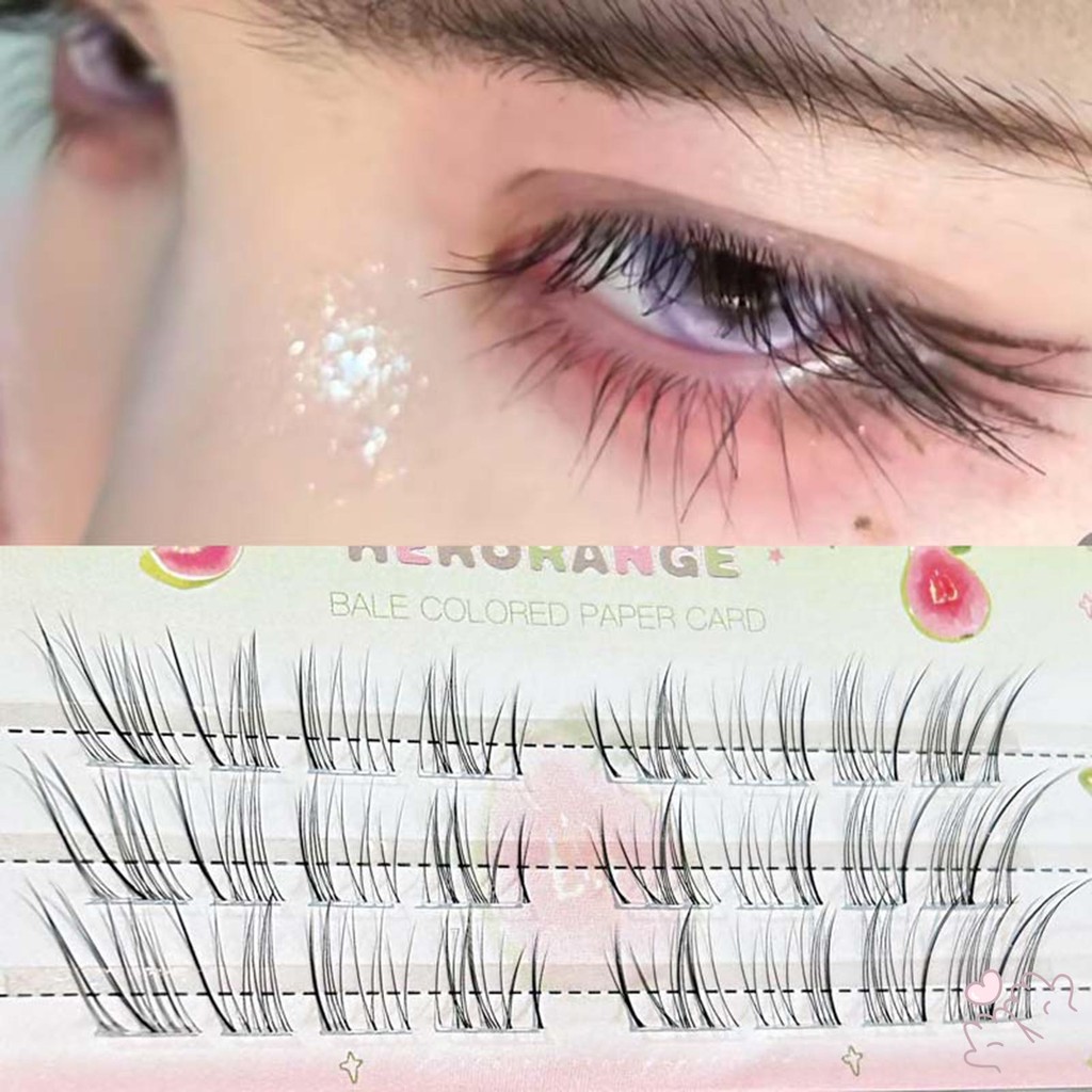 Lông mi giả lâu trôi màu đen DIY Thin Band Resuable Lash để mua sắm Hẹn hò Sử dụng hàng ngày