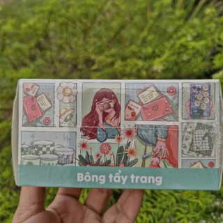 Set 5 Hộp Bông tẩy trang Uni lever bông bạch tuyết mịn - Hàng khuyến mãi