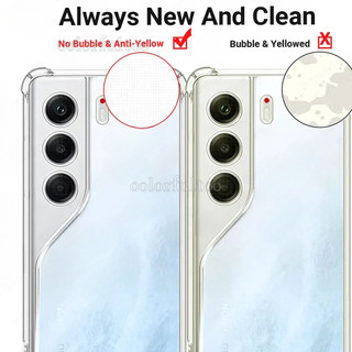 Ốp Điện Thoại Túi Khí Mỏng Cho Tecno Camon 40 Premier Camon40 40Pro 50Ultra Camon50Pro 4G 5G Vỏ Acrylic Trong Suốt Trong Suốt Vỏ TPU Mềm Ốp Lưng Camera Bảo Vệ Mặt Sau Chống Sốc