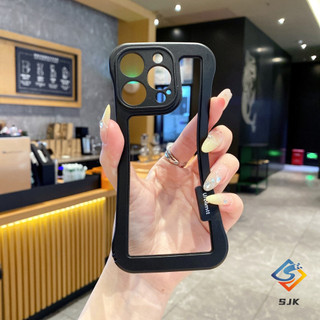 Ốp lưng chống sốc không viền siêu mỏng cho iPhone 13 14 15 16 Pro Max | Vỏ silicon linh hoạt có lỗ cắt chính xác & thiết kế cảm giác khỏa thân
