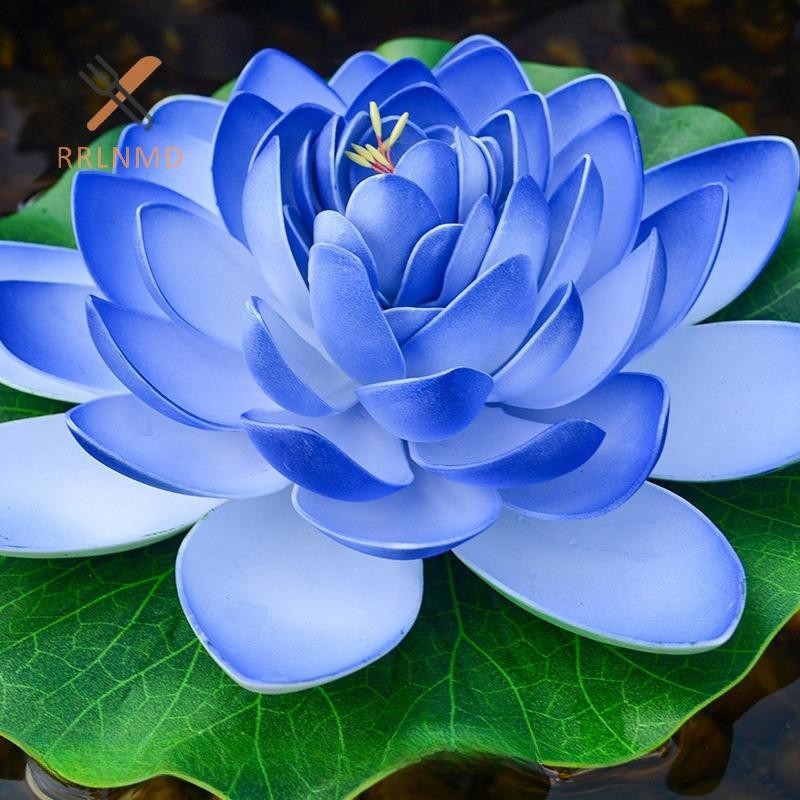 RRLNMD Mini Sen Nhân Tạo Hoa Nổi Hoa Sen Giả Sống Động Như Thật Nước Lily Micro Phong Cảnh Cho Ao Trang Trí Sân Vườn Cây MỚI