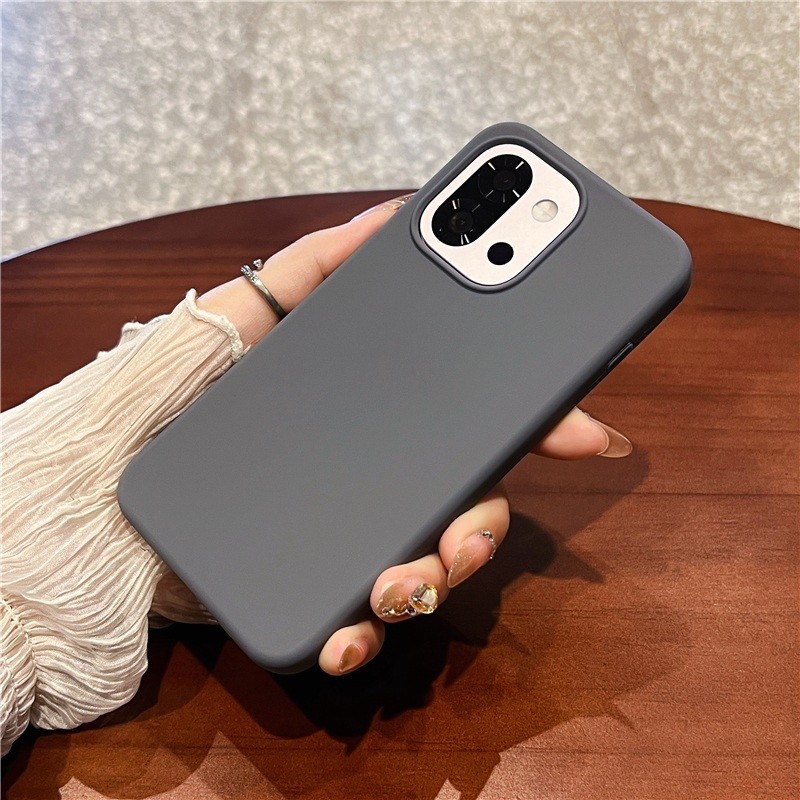 Dành Cho OnePlus 13T Ốp Lưng Sang Trọng Cảm Giác Da Thật Chất Lỏng Cao Su Silicon Mềm Vỏ Điện Thoại Cho OnePlus 13T 1 + 13T