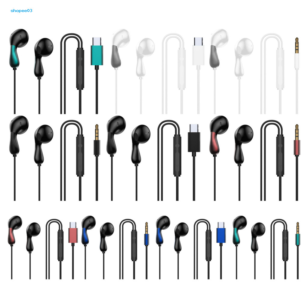 [Ky] Tai nghe có dây Vòng đồng Loa năng động Tai nghe có dây chất lượng cao cho Oppo Huawei Vivo Xiaomi Khử tiếng ồn Âm thanh trong suốt Bass nặng Hoàn hảo cho thể thao