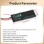 JUIC 1 Cái Chỉ Báo Mức Pin, Máy Đo Màn Hình DC7-55V Máy Kiểm Tra Pin Axit Chì, Màn Hình LED Đa Năng Đồng Hồ Đo Mô Đun Màn Hình LCD Đồng Hồ Điện Tử
