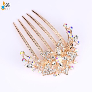 Lược Tóc Phong Cách Hàn Quốc Mũ Đội Đầu Lấp Lánh Với Kim Cương Giả Nhiều Màu Sắc Cho Phù Dâu Cưới Hẹn Hò Mua Sắm