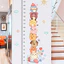 Nhãn dán đo chiều cao có thể ghi được 1 / 2 / 3 tờ 2M, Decal dán tường có thể tháo rời không chứa cặn, Biểu đồ tăng trưởng chống nước cho trẻ em và người lớn, Tùy chọn phong cách mờ / trong suốt