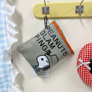 Túi mua sắm di động Snoopy Dung tích lớn Cắm trại Du lịch Túi hành lý có thể gập lại Túi đeo vai đa chức năng nhẹ
