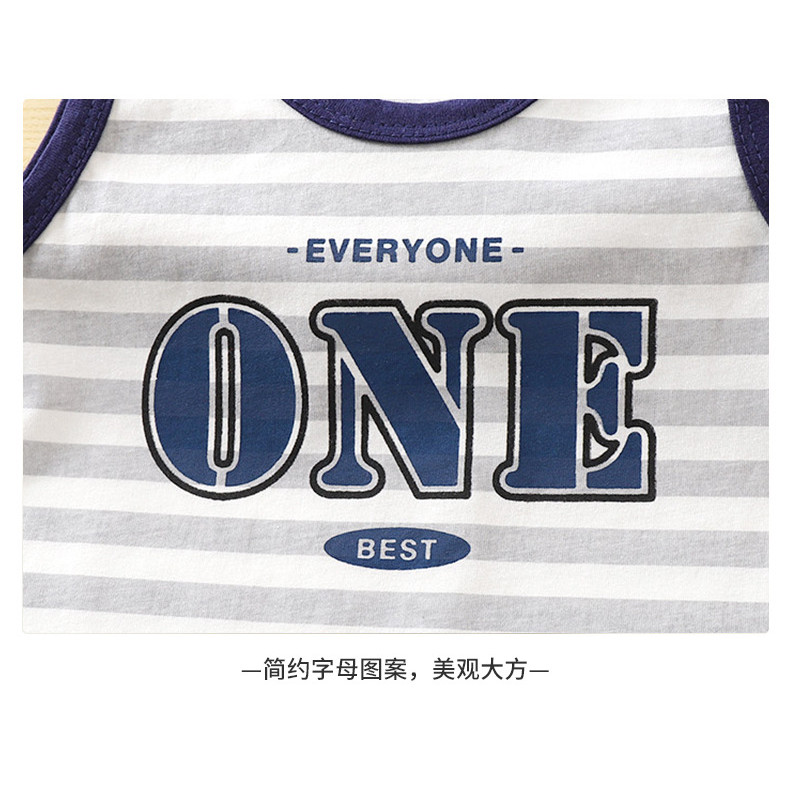 ​Quần short Cotton nguyên chất dành cho trẻ em Bộ đồ không tay loại A mùa hè mỏng 73.-130​Mã XP4W
