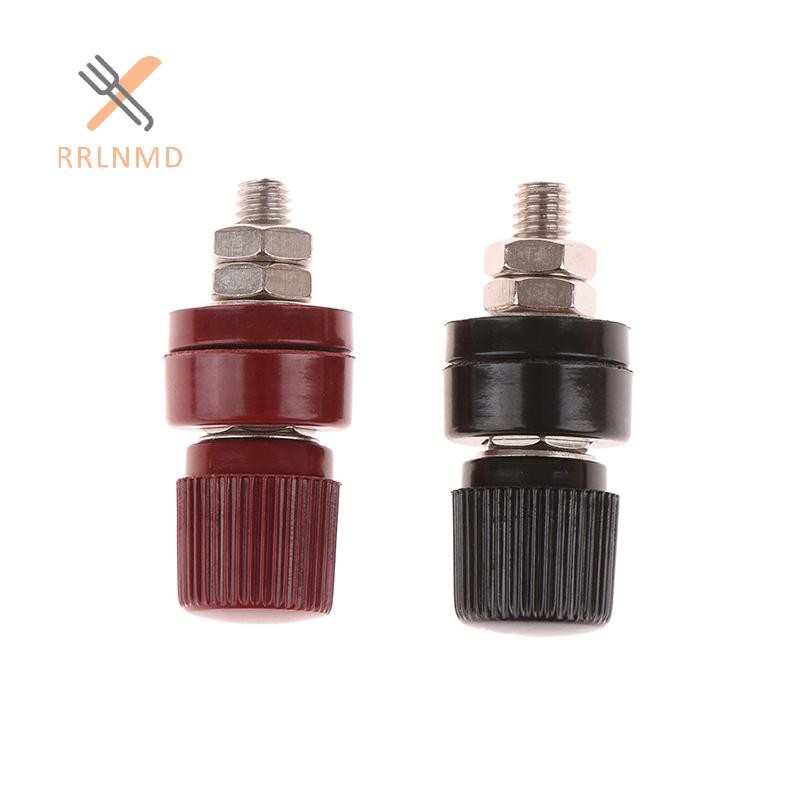 RRLNMD M6 Thiết Bị Đầu Cuối Bài Bằng Đồng Khối Thiết Bị Đầu Cuối Loại 333 Ren Vít Đỏ Và Đen Nhiệt Độ 6 Mm Đồng Vít MỚI