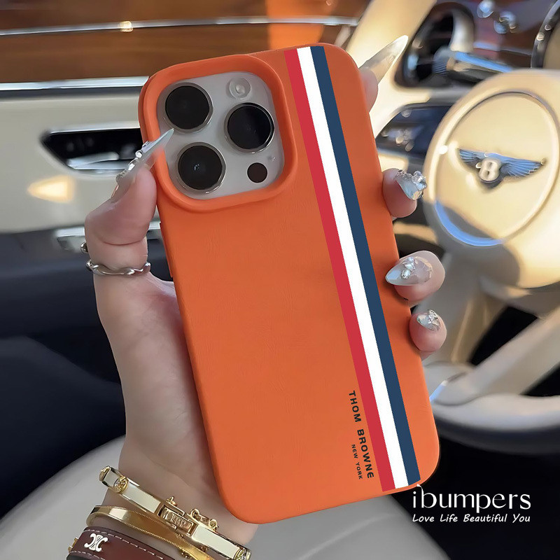 ibumpers Ốp Điện Thoại iPhone Họa Tiết Sọc Sang Trọng Đơn Giản Cho IPhone 16 15 14 12 13 11 Pro Max IP 7 8 Plus X XS XR Ốp Lưng Mỏng Silicon Mềm Da Họa Tiết