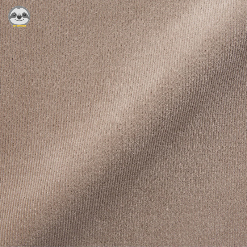 Phong cách Nhật Bản Muji Style / Quần dây kéo rộng bằng vải nhung siêu nhỏ dành cho nữ / quần thẳng lưng co giãn