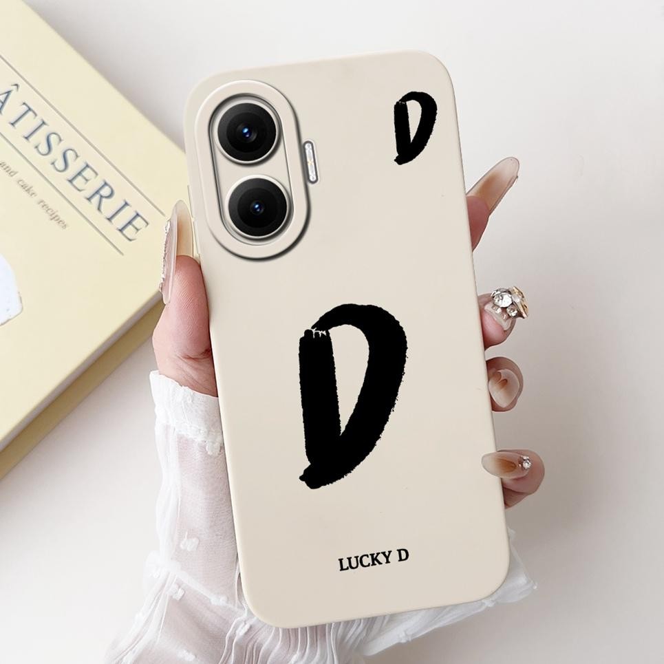 Vỏ Họa Tiết Chữ Cái Ban Đầu Cho Xiaomi Redmi Turbo 4 Pro / Turbo 4 5G Vỏ Điện Thoại Camera Bảo Vệ Mặt Sau Chống Sốc TPU Mềm