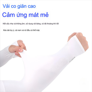 Tay áo chống nắng co giãn, vải mát, thoáng khí - hoàn hảo cho nam và nữ làm việc dưới trời nắng