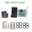 Trọn bộ vỏ pin máy khoan kèm bảng mạch vuông 16.8V có khung cố định và tấm niken