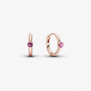 Hàng hóa tại chỗ   Bông tai solitaire hồng ROSE GOLD