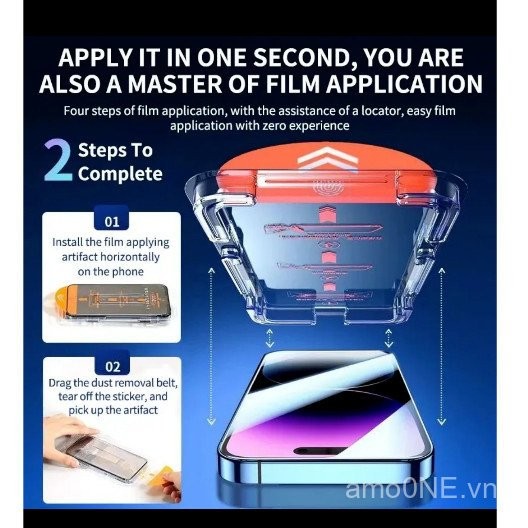 2 cái kính cường lực dễ lắp đặt HD/riêng tư cho Vivo X60 X70 X80 X80PRO X90 X90 PRO X100 X100PRO X100s PRO X100S, bảo vệ màn hình điện thoại