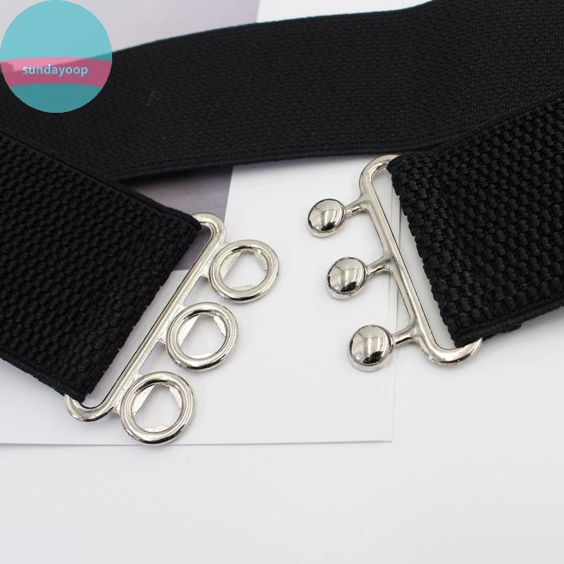 Sund Dây Co Giãn Rộng 5cm Thắt Lưng Co Giãn Eo Rộng Vintage Co Giãn Cinch Có Khóa Thắt Lưng Dây Thắt Lưng Cho Nữ VN