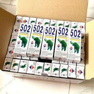 Hộp 50 chai keo dán 502 S Trường Phát, keo dán sắt kết dính nhanh, tiện lợi, keo con voi