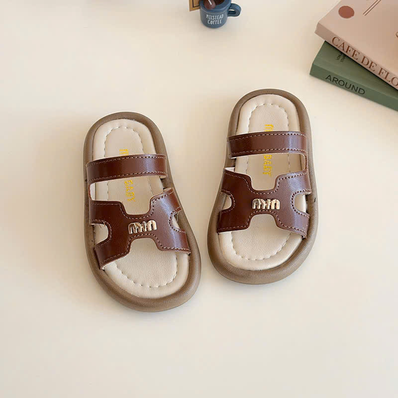 sandal bé gái dép lê cho bé trai da PU bóng mềm êm chân chống trượt QCCC full box cho bé từ 1 tuổi MG Baby V7755