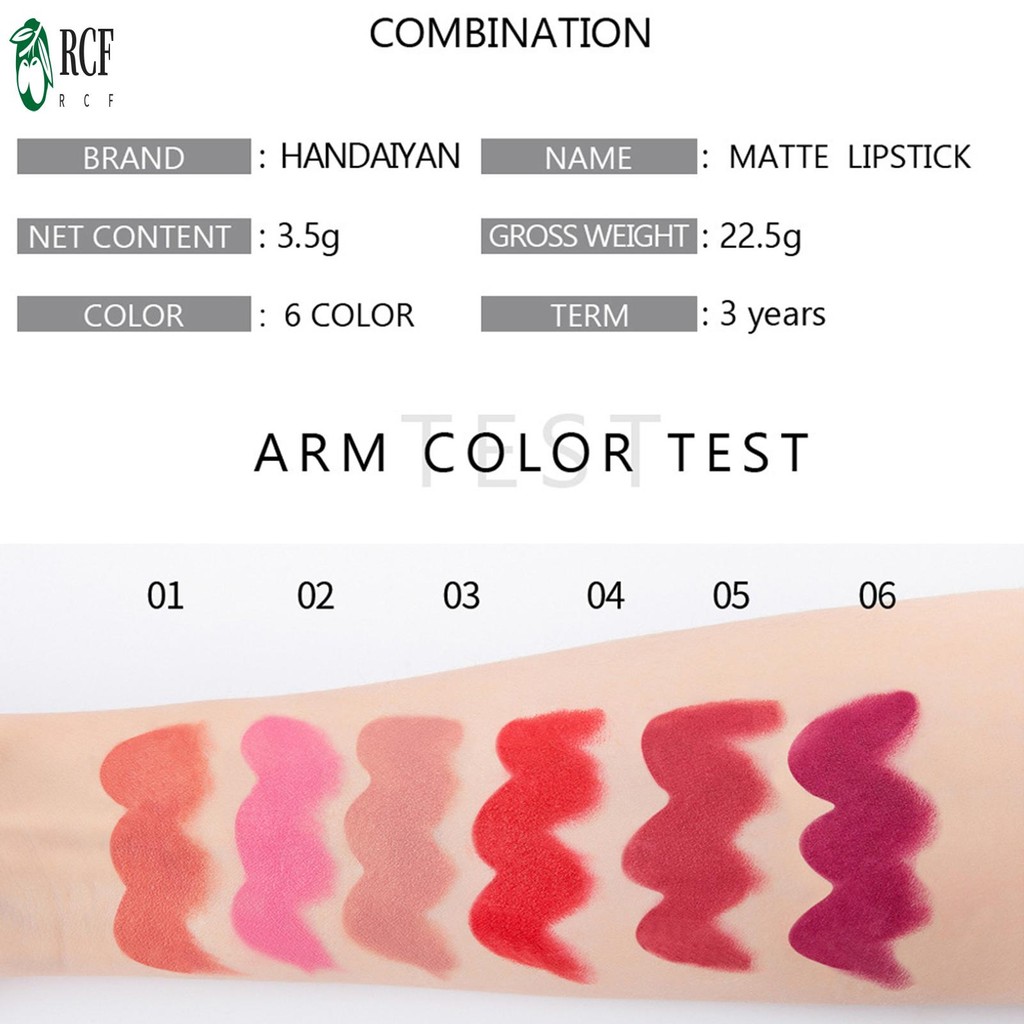 Son môi dưỡng ẩm nữ Matte Lipstick Fuller Look Lips Son môi khô nhanh cho phụ nữ và bé gái Hoạt động dự tiệc