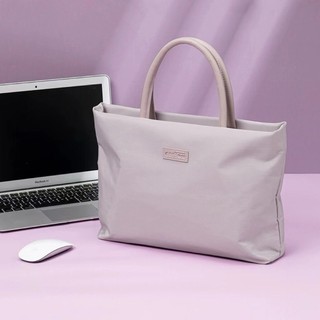 Đơn Giản Mỏng Ánh Sáng Nữ Laptop Túi Máy Tính Di Động Chống Sốc Dày Nhân Viên Văn Phòng 16 Inch Văn Phòng Cặp Nữ 5.28