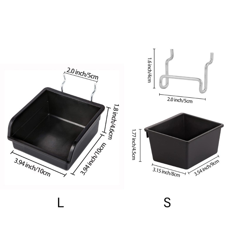 Giải pháp lưu trữ móng tay và vít SHI Hộp sắp xếp bảng chữ cái cho nhà để xe hoặc xưởng