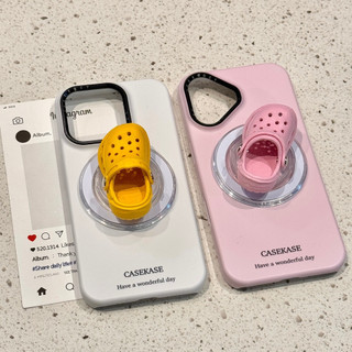 Vui Hang Giày Từ Giá Đỡ Điện Thoại Di Động Áp Dụng iPhone16 15 14 13 Pro Max Chống Sốc Bảo Vệ Camera Mặt Sau Cứng Mờ