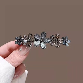 MAUROPOLI [Sẵn Sàng] Phong Cách Mới Tính Khí Kim Cương Giả Thủy Tinh Bướm Kẹp Tóc Nữ Bên Nổ Kẹp Cao Cấp Cảm Giác Lưng Đầu Nửa Tie Kẹp Mùa Xuân